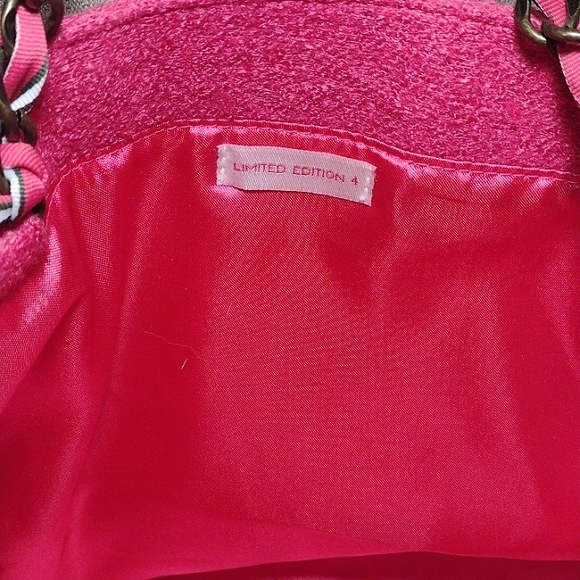 Goldie Limited Edition Barbie Pink Tweed Tote Bag - Picture 13 of 14